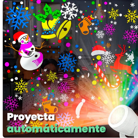 Proyector Navideño Multi Figuras LED – Magia en tu hogar
